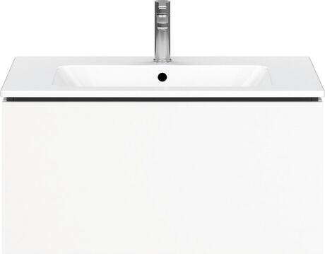 挂壁式浴柜, LC614101818 白色 哑光, 饰面