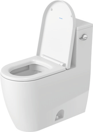 One-piece toilet, 2185010082 White High Gloss, Single Flush, Flush water quantity: 4,8 l, Flush operation position: Right