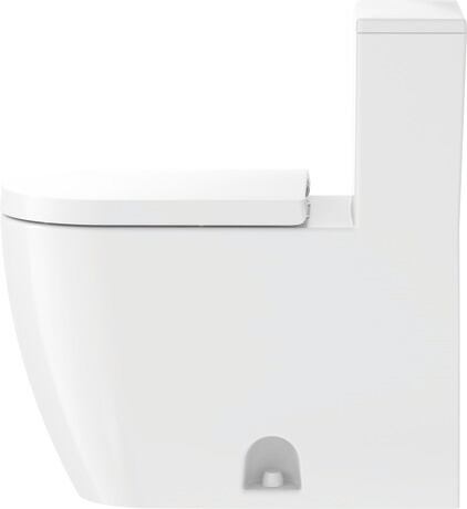 One Piece Toilet, 2185010002 White High Gloss, Single Flush, Flush water quantity: 4,8 l, Trip lever placement: Left, WaterSense: Yes