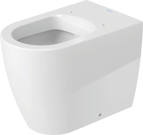 Miska toaletowa stojąca, 2169090000 Biały Błyszczący, Ilość wody spłukującej: 4,5 l, Rant spłukujący: Półotwarte
