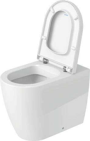 Gulvstående toilet, 2169090000 Hvid Højglans, Skyllemængde: 4,5 l, Skylle-rand: halv åben