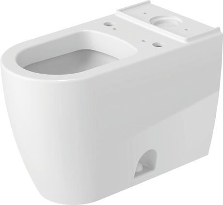 Two piece toilet for shower toilet seat, 217151