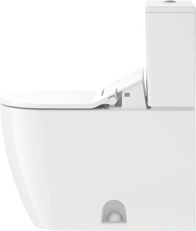 Two piece toilet for shower toilet seat, 217151