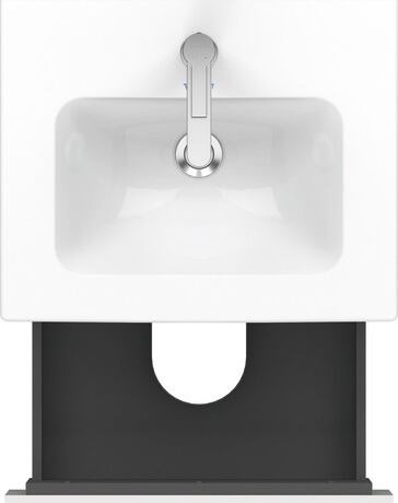 Meuble sous lavabo suspendu, LC621801818 Blanc mat, Décor