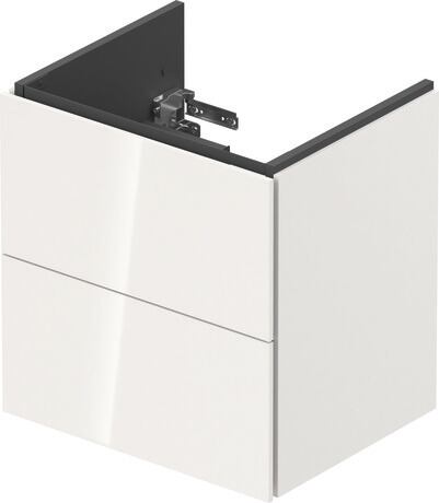 Vanity unit wall-mounted, LC621802222 White High Gloss, Decor