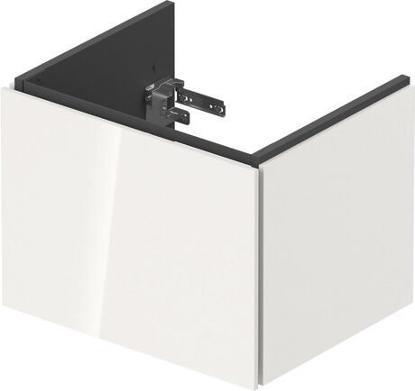 Vanity unit wall-mounted, LC611802222 White High Gloss, Decor