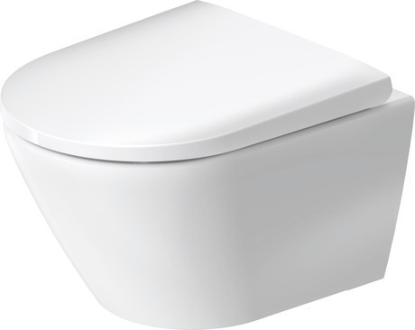 Wand WC Compact, 2588092600 Innenfarbe Weiß Hochglanz, Aussenfarbe Weiß Seidenmatt