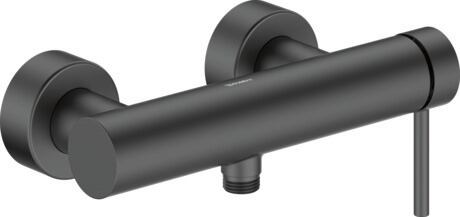 Single lever shower mixer for exposed installation, CE4230000C46 Black Matt, Connection type for water supply connection: S-connections, Centre distance: 150 mm ± 15 mm