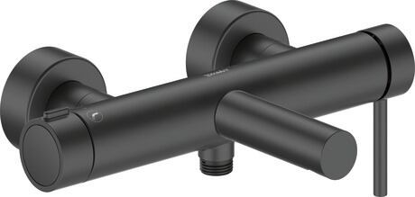 Single lever bathtub mixer for exposed installation, CE5230000C46 Black Matt, Connection type for water supply connection: S-connections, Centre distance: 150 mm ± 15 mm