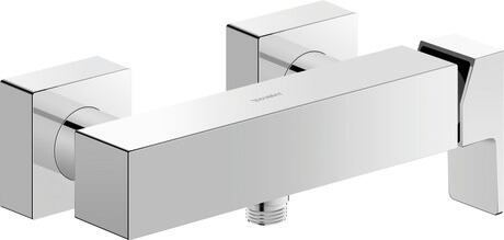 Mezclador monomando para ducha, visto, MH4230000010 Cromado, Tipo de conexión toma de agua: Conexión con excéntricas, Excéntricas: 150 mm ± 15 mm, Caudal (3 bar): 21 l/min
