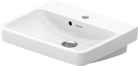 Hand basin, 07435000002 White High Gloss, Number of washing areas: 1 Middle, Number of faucet holes per wash area: 1 Middle, Overflow: Yes