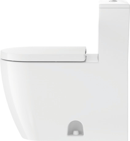 One-piece toilet, 2173010085 White High Gloss, Single Flush, Flush water quantity: 4,8 l, Flush operation position: Top