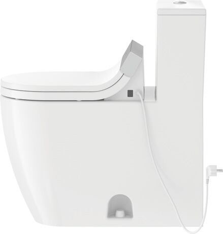 One Piece Toilet, 2173010085 White High Gloss, Single Flush, Flush water quantity: 4,8 l, Trip lever placement: Top, WaterSense: Yes, ADA: Yes