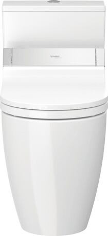 Inodoro de una pieza para asiento de lavado, 2173510085 Blanco Brillante, Single Flush, Cantidad agua de descarga: 4,8 l, Posición del accionamiento de la cisterna: superior