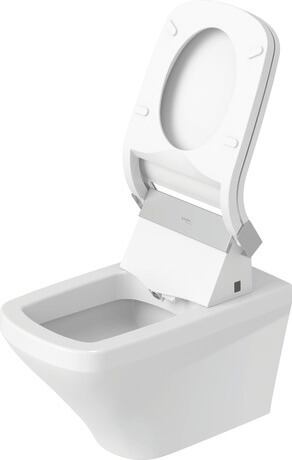 Wall Mounted Toilet, 2537590092 White High Gloss, Flush water quantity: 1.28/0.8 gal, WaterSense: Yes, ADA: Yes