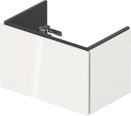 Vanity unit wall-mounted, LC615602222 White High Gloss, Decor