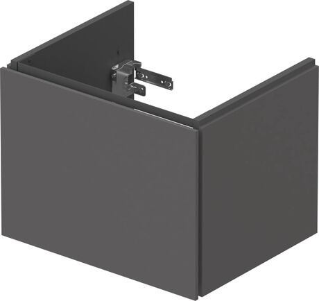 Vanity unit wall-mounted, LC611804949 Graphite Matt, Decor