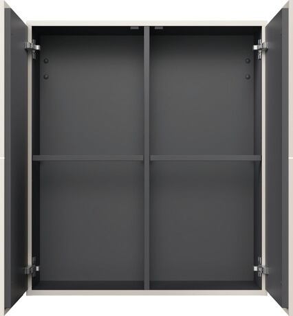 Semi-tall cabinet, LC116702222 White High Gloss, Decor
