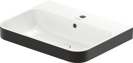 Washbowl, 2360606100 Interior colour White High Gloss, Exterior colour Anthracite Matt, Number of washing areas: 1 Middle, Number of faucet holes per wash area: 1 Middle