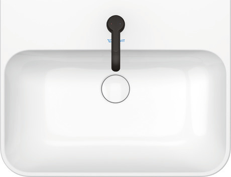 Washbowl, 2360606100 Interior colour White High Gloss, Exterior colour Anthracite Matt, Number of washing areas: 1 Middle, Number of faucet holes per wash area: 1 Middle