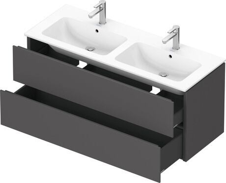 挂壁式浴柜, LC625804949 石墨黑色 哑光, 饰面