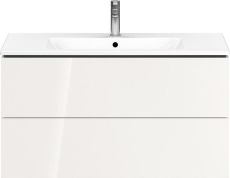 Vægmonteret vaskeskab, LC624202222 Hvid Højglans, Dekor