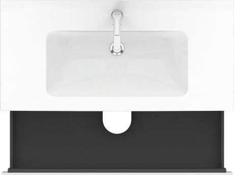 Meuble sous lavabo suspendu, LC624201818 Blanc mat, Décor