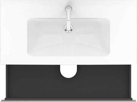 Meuble sous lavabo suspendu, LC624200707 Gris béton mat, Décor