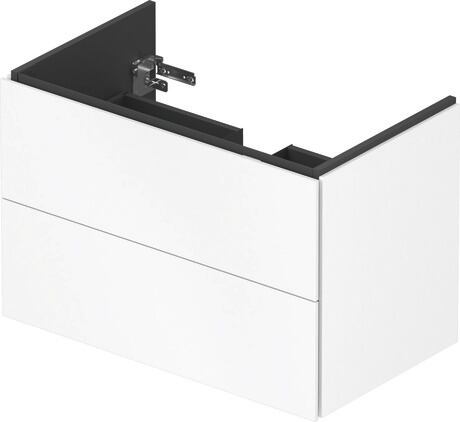 Meuble sous lavabo suspendu, LC624101818 Blanc mat, Décor