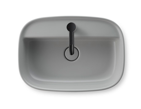 Mezclador monomando para lavabo S, C11010001046 Negro Mate, Caudal (3 bar): 5 l/min, Con vaciador y accionamiento, Clase UWL: 1