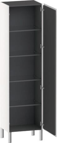 Linen Cabinet, LC1181R2222 Hinge position: Right, White High Gloss, Decor