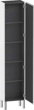 Tall cabinet, LC1170R2222 Hinge position: Right, White High Gloss, Decor