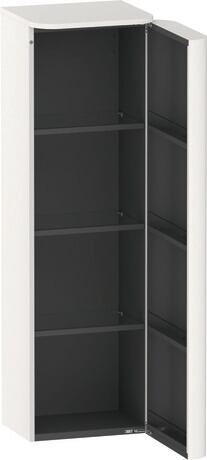 Semi-tall cabinet, HP1261R2222 Hinge position: Right, White High Gloss, Decor
