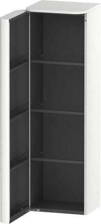 Semi-tall cabinet, HP1261L3636 Hinge position: Left, White Satin Matt, Lacquer