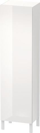 Tall cabinet, LC1181R2222 Hinge position: Right, White High Gloss, Decor