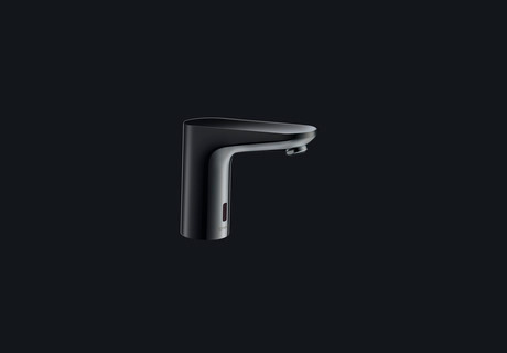 Electronic basin mixer, SE1094017010 Chrome, with temperature controll, Height: 138 mm, Spout reach: 122 mm, Touchless, Electronic control: power supply, Connection type for water supply connection: Flexible connecting hoses, Dimension of connection hose: 3/8
