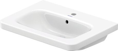 Washbasin, 2320650000 White High Gloss, Number of washing areas: 1 Middle, Number of faucet holes per wash area: 1 Middle, Overflow: Yes