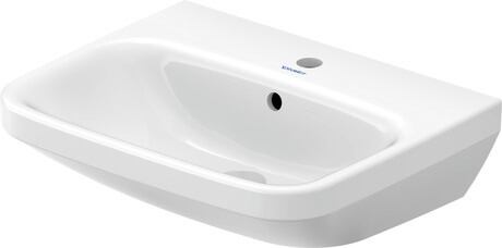 Lavabo, 2319550000 Blanc brillant, Nombre espaces de toilette: 1 Au centre, Nombre de trous de robinetterie par espace de toilette: 1 Au centre