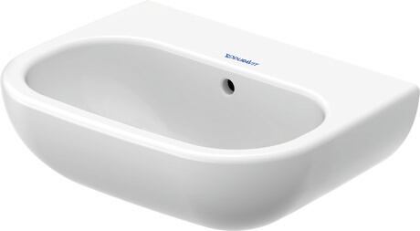 Hand basin, 07053600002 White High Gloss, Rectangular, Number of washing areas: 1 Middle