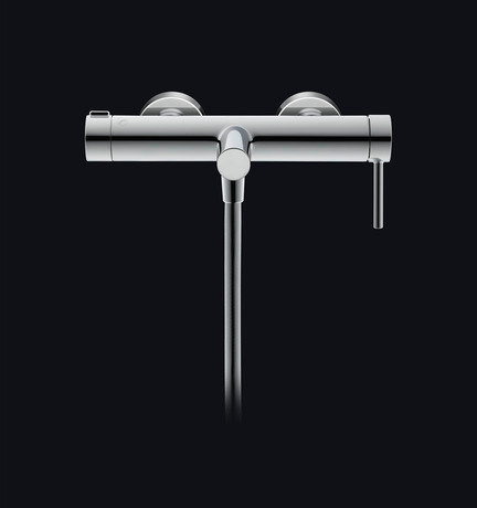 Single lever bathtub mixer for exposed installation, CE5230000010 Chrome, Connection type for water supply connection: S-connections, Centre distance: 150 mm ± 15 mm, Flow rate (3 bar): 25 l/min