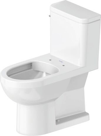 Inodoro de una pieza, 2195010002 Blanco Brillante, Single Flush, Posición del accionamiento de la cisterna: Izquierda
