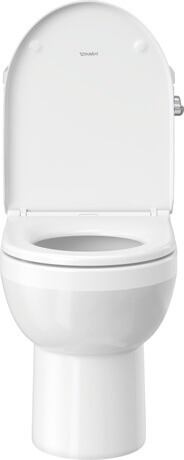 One-piece toilet, 2195010082 White High Gloss, Single Flush, Flush operation position: Right