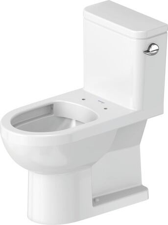 Inodoro de una pieza, 2195010082 Blanco Brillante, Single Flush, Posición del accionamiento de la cisterna: derecha