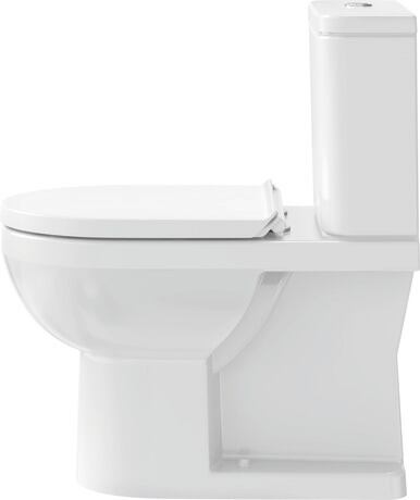 Two Piece Toilet, D4060300 Toilet Bowl: 2188010000, elongated, Finish White High Gloss, extractor/siphon Jet, Flushing rim: Rimless, Trip lever placement: Top, Middle, Outlet: Rimless, Flush water quantity: 1.32 gal/0.92 gal, Toilet Tank: 09416000U2, Dual Flush, Water connection position: Bottom left, Trip lever placement: Top, Middle, WaterSense: Yes, cUPC listed: Yes, cC/IAPMO®: No