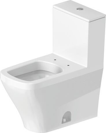 Inodoro de una pieza, 2157010083 Blanco Brillante, Doble descarga, Cantidad agua de descarga: 5/3,5 l, Posición del accionamiento de la cisterna: superior