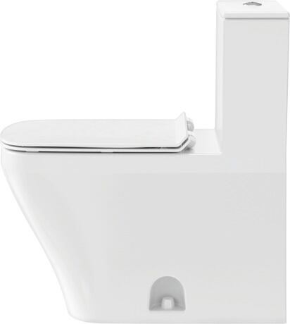 One-piece toilet, 2157010085 White High Gloss, Single Flush, Flush water quantity: 4,8 l, Flush operation position: Top