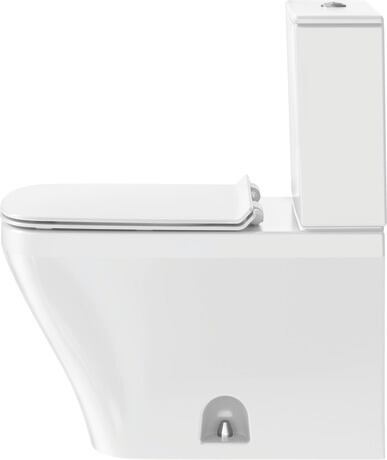 Two Piece Toilet, D4051900 Toilet Bowl: 2160010085, elongated, Finish White High Gloss, extractor/siphon Jet, Flushing rim: Closed, Trip lever placement: Top, Outlet: Closed, Flush water quantity: 1.28 gal, Toilet Tank: 0935200085, Single Flush, Water connection position: Bottom left, Trip lever placement: Top, WaterSense: Yes, cUPC listed: Yes, cC/IAPMO®: No