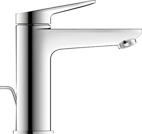 Mezclador monomando para lavabo M, WA1020001010 Cromado, Dimensiones de la conexión flexo: 3/8 pulgadas, Caudal (3 bar): 5 l/min, Con vaciador y accionamiento