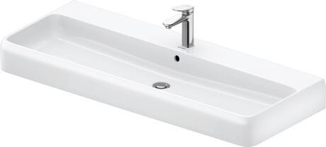 Washbasin, 2382122000 White High Gloss, HygieneGlaze, Number of washing areas: 1 Middle, Number of faucet holes per wash area: 1 Middle