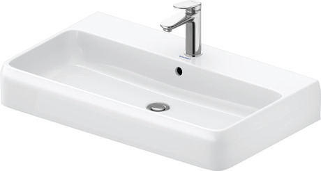 Washbasin, 2382800027 White High Gloss, Number of faucet holes per wash area: 1 Middle, grounded